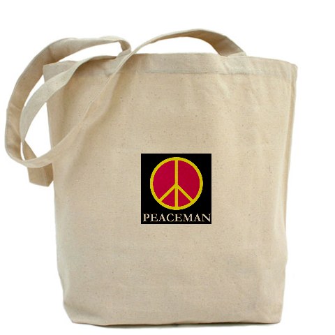 Peaceman Tote Bag